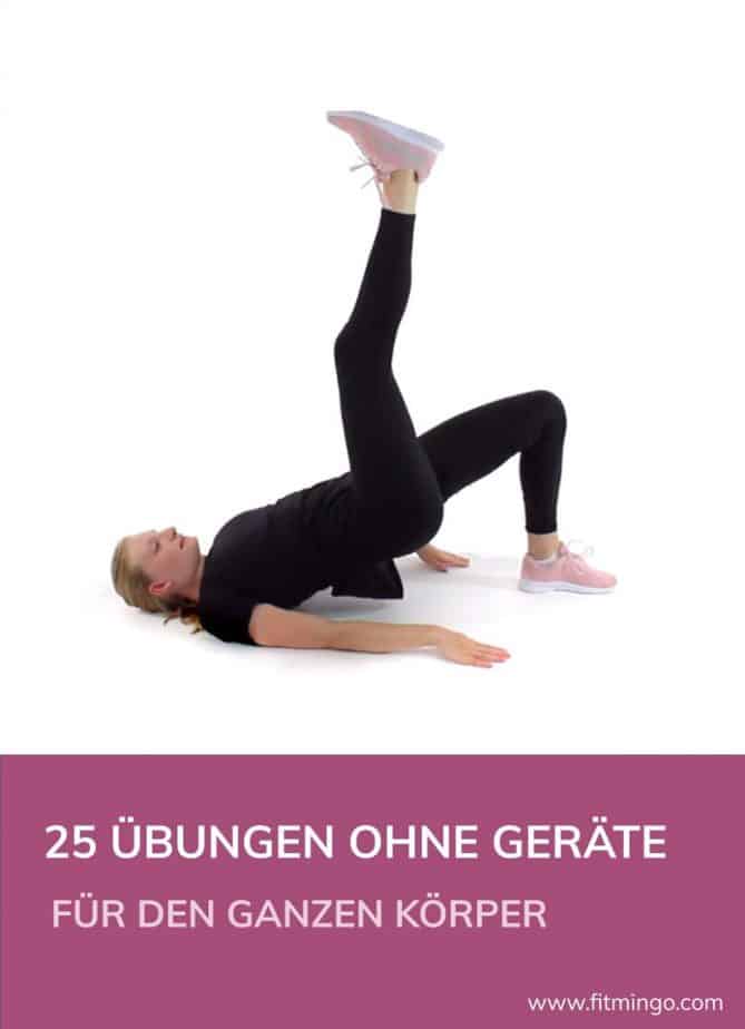 25 Übungen ohne Geräte für den ganzen Körper fitmingo