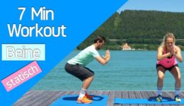 7 Minuten Beine Po-Workout (statisch)